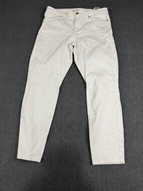 Michael Kors Izzy Womens White Skinny Jeans 6